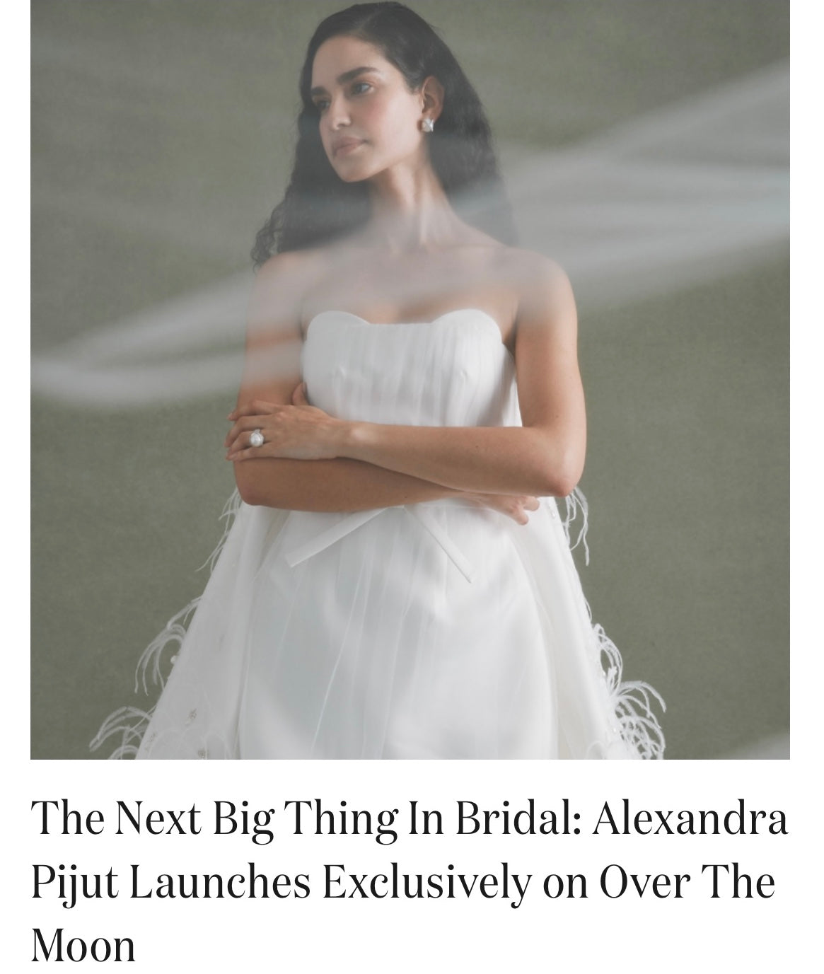 Alexandra Pijut named the next big thing in bridal by Over The Moon