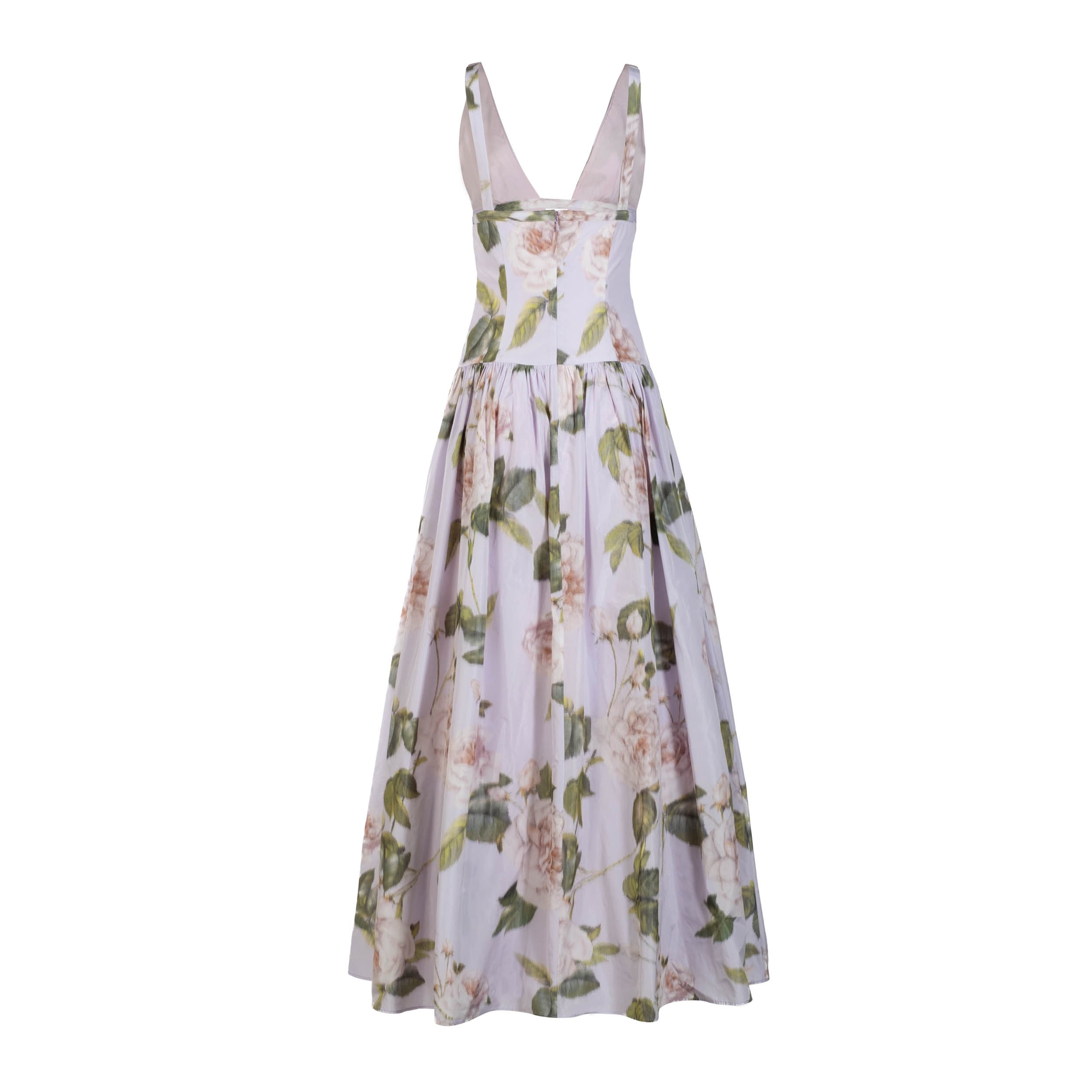 Nicolette Dress in Lavender Rose Taffeta