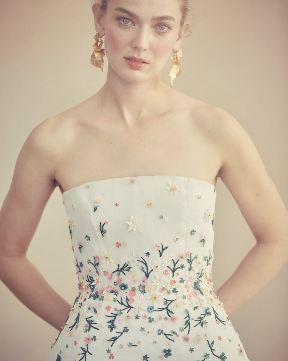 Eliora Dress in White