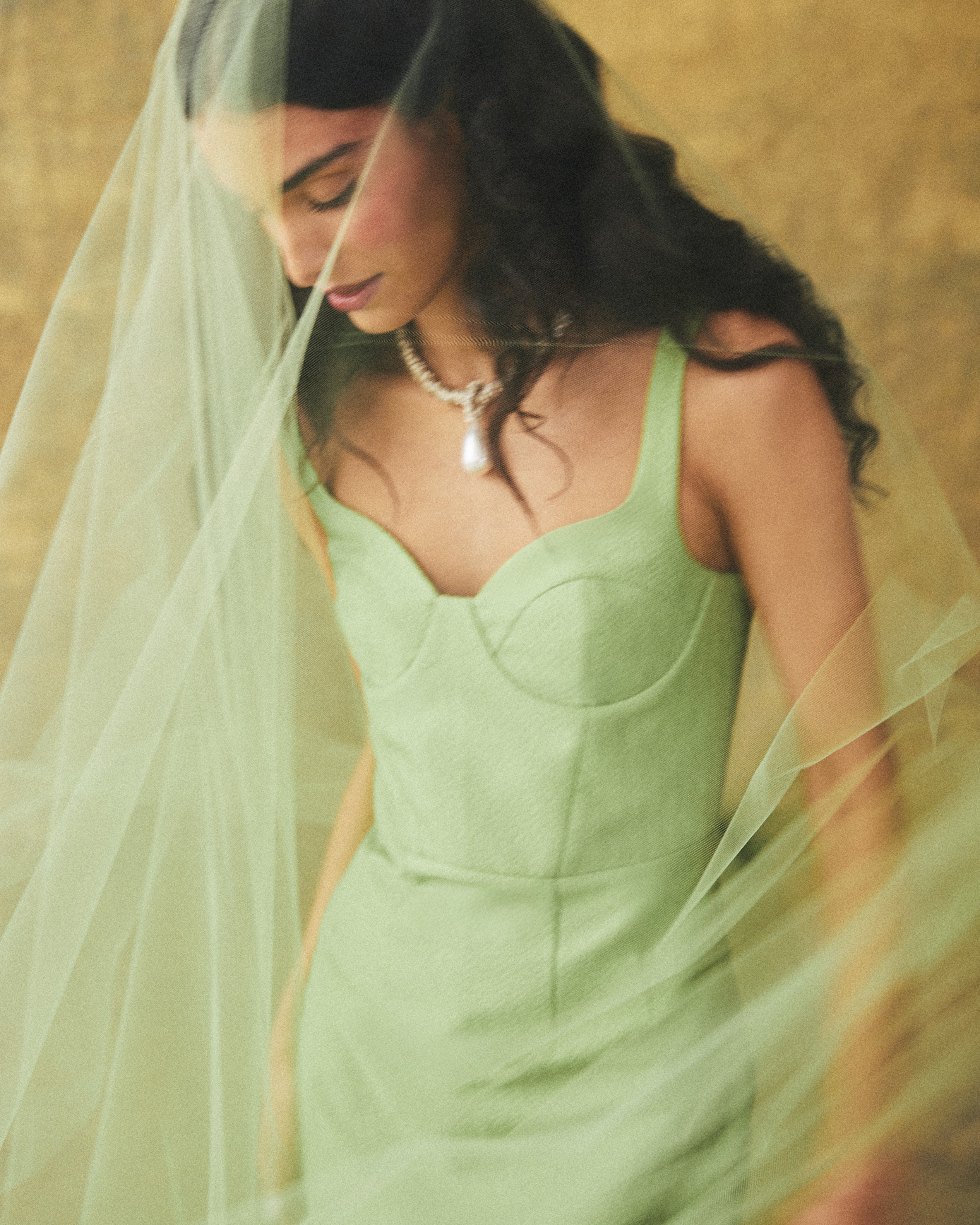Allie Dress in Leaf Brocade